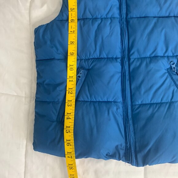GAP Kids Blue Puffer Vest – Size Medium (8–9 Years) - Picture 8 of 11